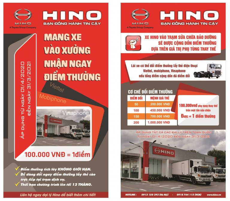 Chăm sóc khách hàng xe hino