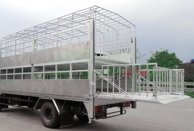 bung-nang-ha đóng thùng xe tải HINO-ISUZU-HYUNDAI | Xe tải Hino HCM