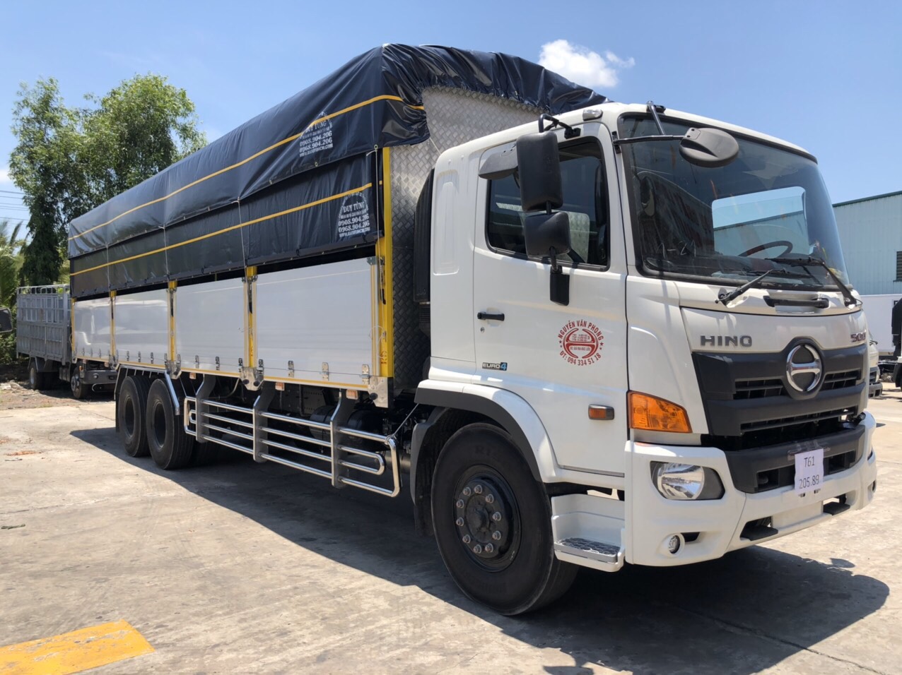 fl Xe tải Hino 16 tấn FL8JW7A-M thùng mui bạt 2018 | Xe tải Hino HCM