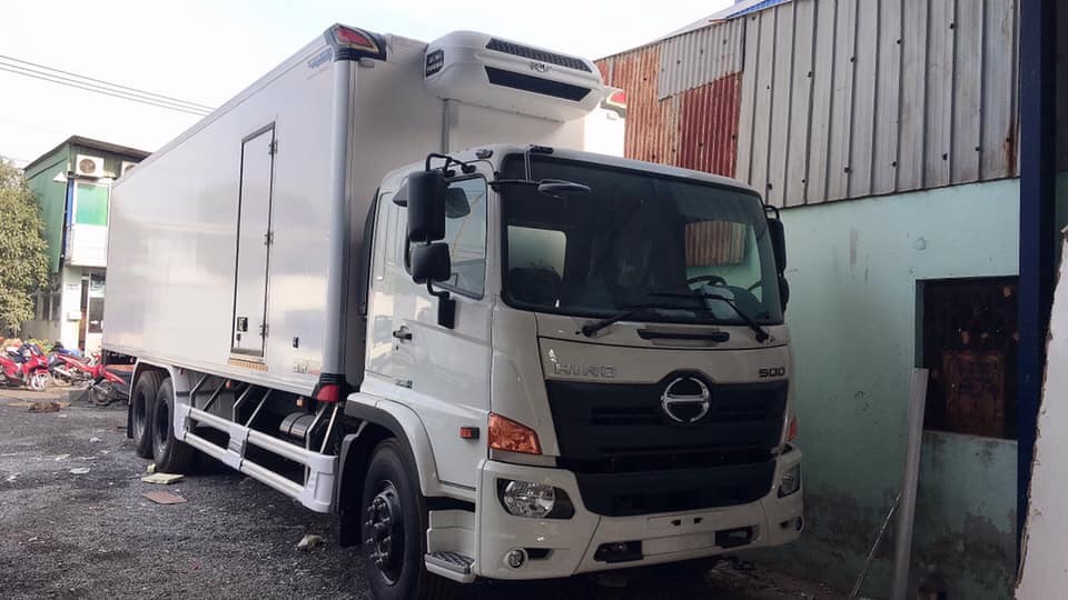 3h image xe tai hino fl thung dong lanh series 500